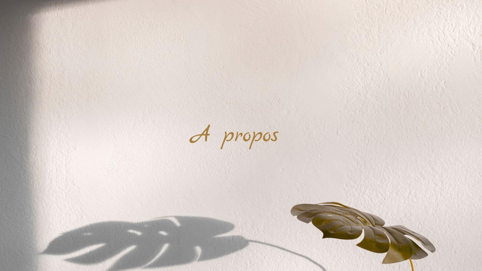 A propos